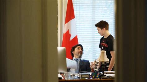 justin trudeau and son